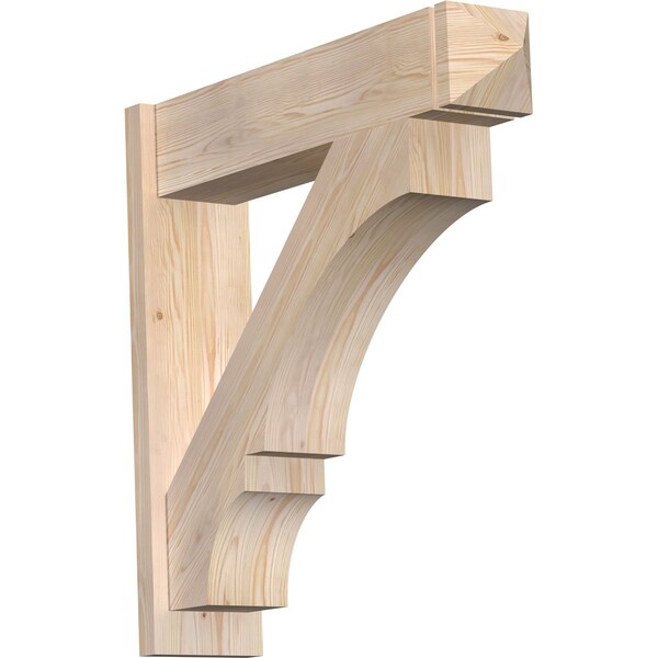 Ekena Millwork Balboa Smooth Arts and Crafts Outlooker, Douglas Fir, 7 1/2"W x 32"D x 32"H OUT08X32X32BOA03SDF - main